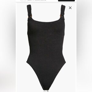 Hunza G - domino one piece - black New with tags, never worn.